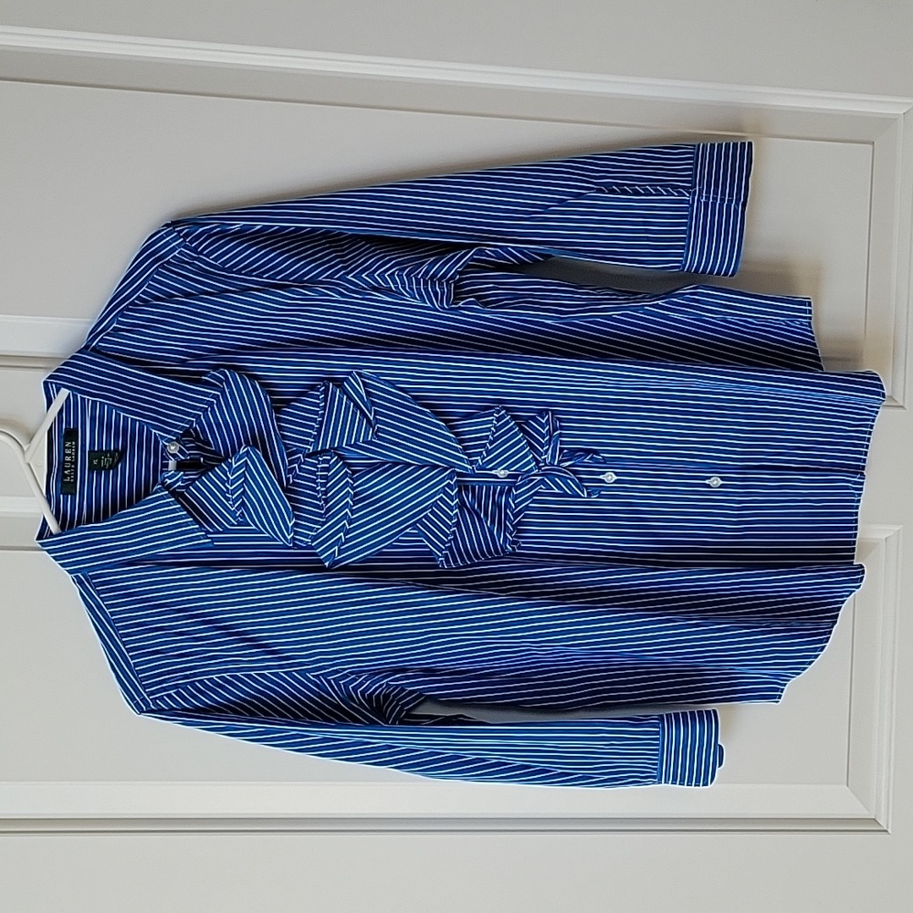Lauren Ralph Lauren Button Down Poet Blouse
